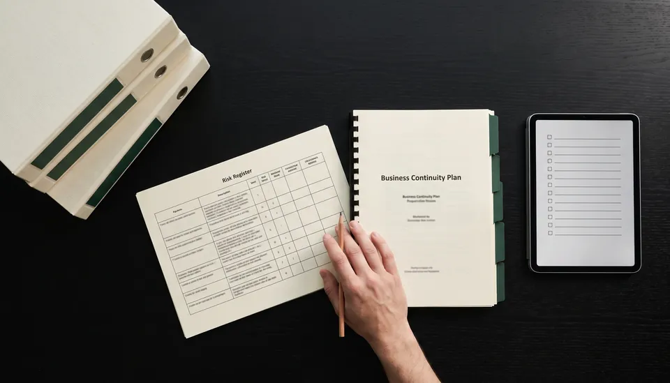 Προετοιμασία ελέγχου με πολιτικές, μητρώο κινδύνων και λίστα αξιολόγησης